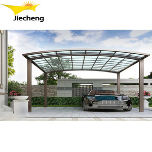 Structure en aluminium robuste personnalisable, abri pour voiture autoportant, toiture en polycarbonate, tente de stationnement pour voiture, auvent à structure métallique - Product Image 4