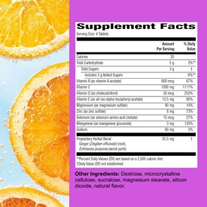 Factory Supply Immune Support Chewable Tablets Dietary <b>Supplements</b> Boost Immunity Antioxidant Protection Multivitamin Tablets - Product Image 6