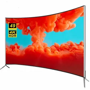Wholesale 49 Inch Television Smart Tv Curved Screen FHD 4K LED Tv 49 Inch Tv