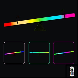 Columpio LED Moderno para Exteriores, Equipo de Juegos Iluminado para Jardín, Patio, Niños <span class=keywords><strong>y</strong></span> Adultos, Colores RGB - Product Image 3