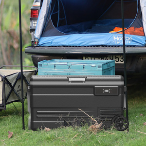 Réfrigérateur de voiture portable <span class=keywords><strong>Alpicool</strong></span> U55 avec batterie amovible, glacière à compresseur, congélateur 12V, double usage - Product Image 4