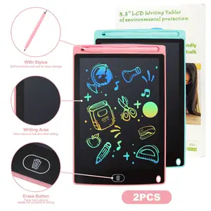 Доска для письма с ЖК планшет для детей 8,5 дюймовый цветной экран графический планшет со стилусом, обучающая образовательная игрушка в подарок
