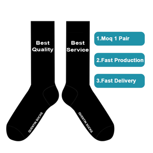 Quentin Chất Lượng Cao Tùy Chỉnh Thể Thao Thêu Vớ Cotton Crew Thêu Vớ Grip Unisex Biểu Tượng Tùy Chỉnh - Product Image 1