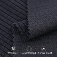 Hersteller Spot Frühling Sommer Polyester Ammoniak Waffel stoff Dicke Nadel Hohl stretch 140g Strick Jacquard Stoff