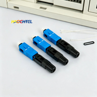 Componente de fibra óptica de conexión rápida para redes de telecomunicaciones HC01, conector rápido de fibra óptica UPC HX SC de 60 mm