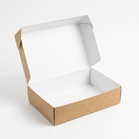 Cajas de Papel Kraft para Hamburguesas y Hot Dogs, Desechables, de Doble Pared, Ecológicas, de Grado Alimenticio, Impresas Personalizadas, al por Mayor para Llevar