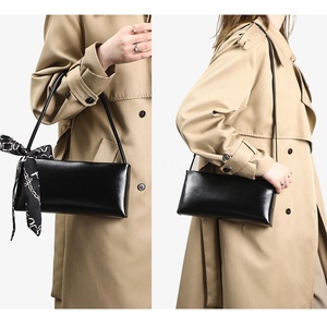 <span class=keywords><strong>Borsa</strong></span> Sottospalla di Alta Qualità per Donne, <span class=keywords><strong>Borsa</strong></span> Vintage con Sciarpa, Minimalista Rettangolare in Pelle PU - Product Image 3