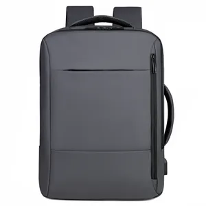 비즈니스 내구성 대학 패션 학교 배낭 컴퓨터 가방 15.6 인치 노트북 배낭 USB 충전
