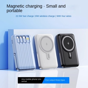 Caricabatterie Wireless Magnetico Super Veloce 10000mA Ricaricabile per Orologi e Cellulari, Modello 22.5W - Product Image 3