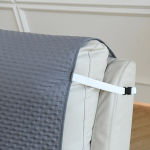 Haoen Pocket Starlight Integrated <b>Sofa</b> <b>Cover</b> Universal Waterproof Reversible Solid Color 145-185CM All Season Slipcover - Product Image 3
