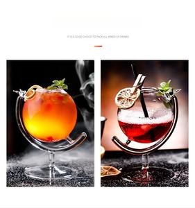 Vaso de Cóctel Creativo con Forma de Globo Terráqueo, Vaso para Bebidas Frías para Restaurantes Occidentales, Vaso de Cóctel para Bar - Product Image 6