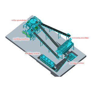 Ligne de production d'engrais au nitrate de potassium en acier inoxydable Hengyun, équipement d'engrais organique - Product Image 1