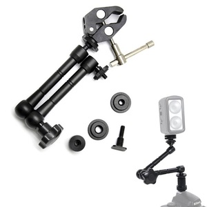 Kasin braccio magico articolato regolabile da 11 pollici + morsetto per granchio grande Super Clip per videocamera Monitor LCD LED Light DSLR Camera - Product Image 2