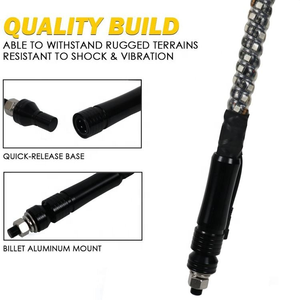 Điều kiện mới đa màu sắc xoắn ốc roi với giấc mơ siêu sáng <span class=keywords><strong>LED</strong></span> 12V ATV UTV offroad app điều khiển từ xa <span class=keywords><strong>LED</strong></span> Buggy roi - Product Image 5