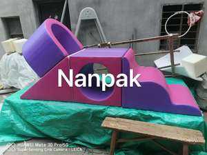 Beliebte White Purple Mädchen Kinder Softplay-Geräte Set Spielplatz Indoor-Klettern Softplay-Sets für Kinder Vermietung Combo Softplay - Product Image 2