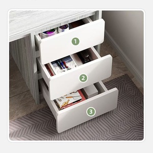 Eenvoudige Houten Thuiskantoor Schrijfbureau Studenten Kinderen Studie Tafel Met Opbergkasten <span class=keywords><strong>Computer</strong></span> Bureau Groothandel Prijs - Product Image 5