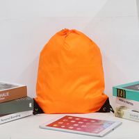 Sac à dos unisexe personnalisé à cordon de serrage, grande capacité, design portable pour le sport, la gym, les voyages, la randonnée - Matière polyester