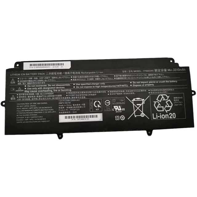 7.2V Notebook Battery for Fujitsu Lifebook U937 U938 U939 E548 OEM Laptop Battery for Fujistu FPB0339S FPB0340S
