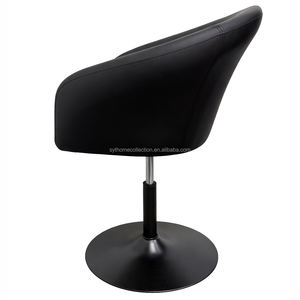 Nuovo Design Sgabello da Bar Girevole Regolabile in Pelle PU, Base Rotonda Stabile, Stile Minimalista Moderno, Ordine all'Ingrosso - Product Image 4