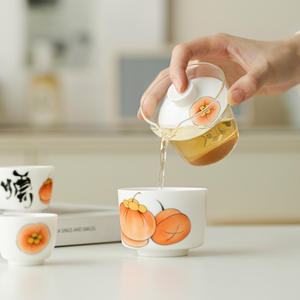 Yangzhi Master Cup Porcelana blanca <span class=keywords><strong>Bangui</strong></span> Kuaipin Taza de té Familia individual Taza de té Tinta Bambú Jade Taza de té de cerámica - Product Image 2