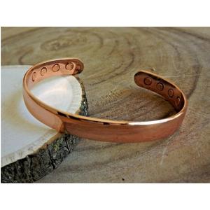 Oferta Especial en Elegante y Sofisticada Pulsera Magnética de Cobre Puro, Pulida a Mano, Ajustable, para Comodidad en las Articulaciones, Disponible al Mejor Precio - Product Image 2