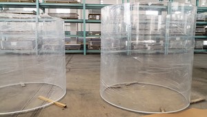 Op Maat Gemaakt Helder Cilindrisch <span class=keywords><strong>Aquarium</strong></span> Voor Commercieel Gebruik - Product Image 3