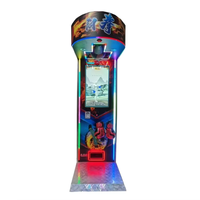 Machine de boxe de rue d'amusement sportif d'intérieur, machine de boxe, machine de jeu de boxe d'arcade avec grand écran