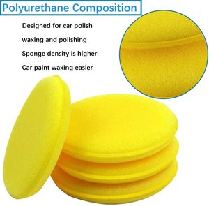 Soft <b>Car</b> Cleaning <b>Polish</b> Wax Foam Sponge High Density Waxing Sponge Vehicredwfabric Toolfactory Wholesale Sponged Wash - Product Image 5