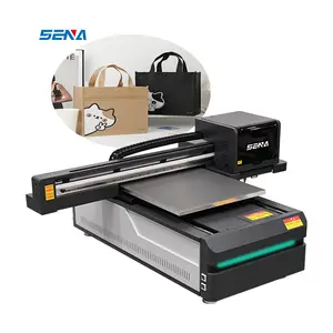 Made in China High Quality 6090 DTF UV LED Flatbed Printer With 3 XP600 Print Heads For T-Shirt Shoes Mobile Phone Case Glass