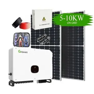 5 kw 10kw set kit full solar complet power kit hybrid solar power system inverter 5kw for home