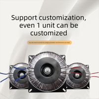 Transformateur toroïdal 50VA-5000VA en cuivre pur 220V vers 12V 24V 48V, transformateur d'alimentation isolé pour amplificateur audio, moteur pas à pas