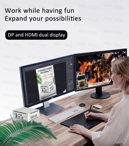 13th Gen 13620H 1355U <span class=keywords><strong>portatile</strong></span> Mini <span class=keywords><strong>PC</strong></span> i5 1340P 2 * DDR5 M.2 NVME SSD funzione completa tipo-c Computer da <span class=keywords><strong>lavoro</strong></span> Desktop Itx Case - Product Image 4