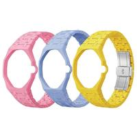 Biokeramisches Uhrenarmband, kompatibel mit AP Swatch-Uhren, Ersatzband mit mattierter Textur für die Royal Pop-Kollektion, 8 Farben