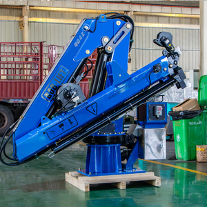 Grue marine à flèche articulée de 2 à 4 tonnes, grue de pont de bateau Pmup, grue hydraulique pour navire de 4000 kg, 9,4 m - Product Image 1