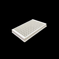 Plaque Elisa en plastique de 96 puits détachable de laboratoire avec 8 bandes