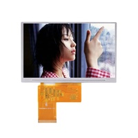 Module d'écran LCD TFT de 4,3 pouces avec résolution 480x272, écran tactile, interface RGB, rétroéclairage LED