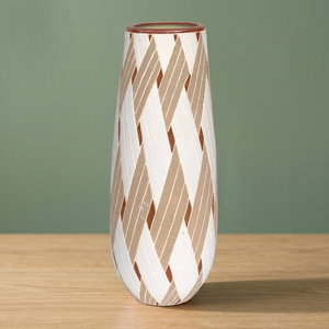 Vase et pot de fleurs en porcelaine antique, style Art Déco, écologique, couleur personnalisée, décoration de jardin - Product Image 2