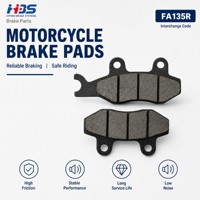 Plaquettes de frein semi-métalliques FA135 pour moto, plaquettes avant pour RM250 DR350 Yamaha YZ250 WR TTR250 Kawasaki KX250 KLX ATV OEM