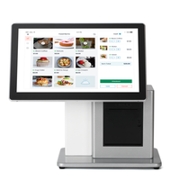 ST9200F 15.6 inci All in One POS dengan Printer Windows Android Layar Sentuh Mesin POS sistem pos untuk usaha kecil