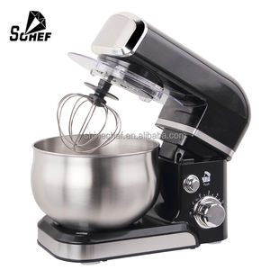 <span class=keywords><strong>Robot</strong></span> de <span class=keywords><strong>cuisine</strong></span> multifonction électrique 3,5 L en acier inoxydable, batteur sur socle 700 W, design à tête inclinable, 6 vitesses, pétrissage de la pâte, mélange des œufs - Product Image 1