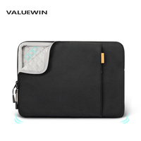 Housse pour ordinateur portable pour Macbook Air Pro, 13 14 15 16 pouces, housse pour ordinateur portable HP Dell ASUS Lenovo, sac pour ordinateur portable noir avec poche