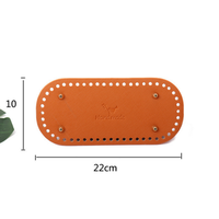 Fond de sac en cuir, accessoires en cuir faits à la main, plaque inférieure, base de sac, rivet tissage en cuir PU de haute qualité bricolage en gros