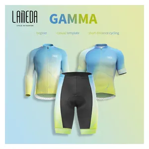 LAMEDA özelleştirmek bisiklet takımı bisikletçi önlüğü şort takım elbise bisiklet jarse bluz Abbigliamento Ciclismo Pro takım özel bisiklet formaları setleri
