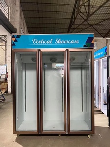 Réfrigérateur commercial à <span class=keywords><strong>3</strong></span> <span class=keywords><strong>portes</strong></span> congélateur porte en verre refroidissement par Air comptoir vitrine pour supermarché Cola boissons boissons - Product Image 5