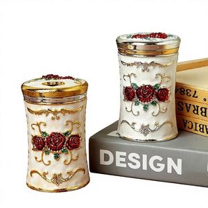 Creative European Style <b>Plastic</b> Toothpick Box with Rose Design for Restaurant Hotel KTV Living Room Coffee <b>Table</b>-Zhejiang Origin - Product Image 1