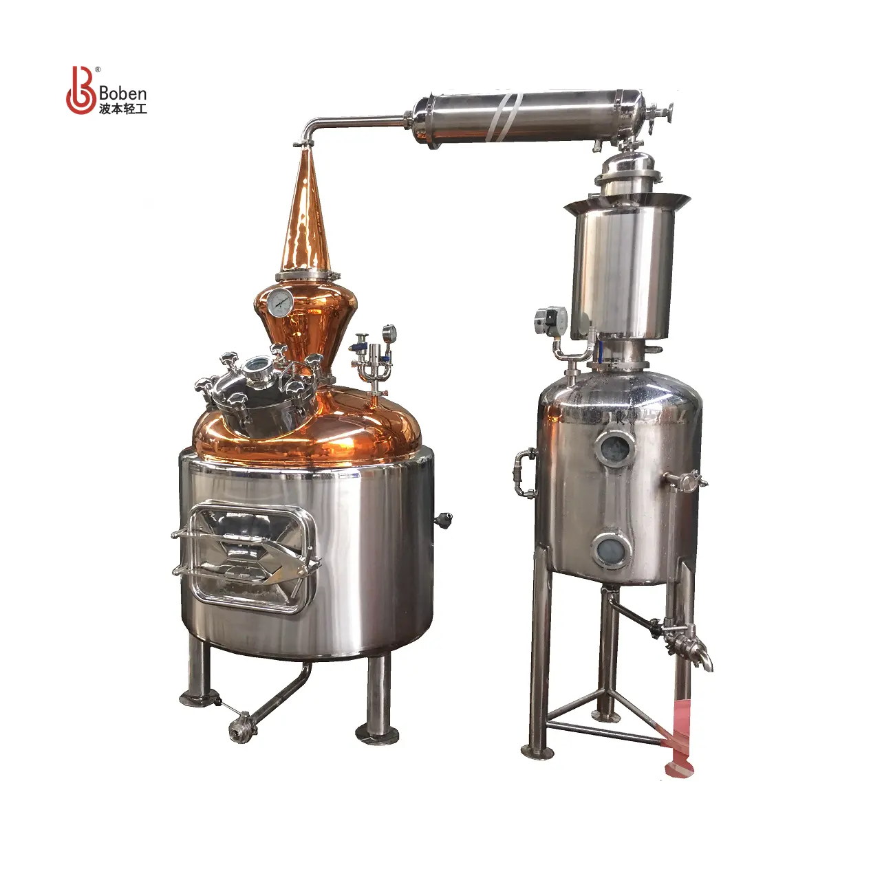 50L באיכות גבוהה נחושת לצייד Distiller שמן אתרים טהור טל עם עלה צמח