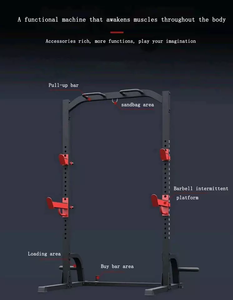 Máquina de Cable multifuncional para gimnasio en casa, equipo funcional con jaula de entrenamiento de alta resistencia - Product Image 4