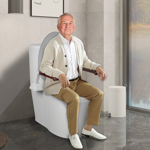 Soporte antideslizante para inodoro, barra de agarre segura para baño, asiento de inodoro, pasamanos de seguridad, soporte para ancianos y discapacitados - Product Image 4