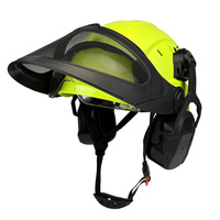 Casque de sécurité innovant ANT5PPE ANSI EN397 avec double écran facial, visière transparente, protection en maille et protège-oreilles