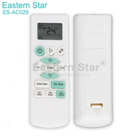 Control Remoto para Aire Acondicionado ES-AC029, 433kHz, Longitud de Onda Infrarroja 950+-50nm, para Aire Acondicionado Panasonic, 5 Teclas, AC 44